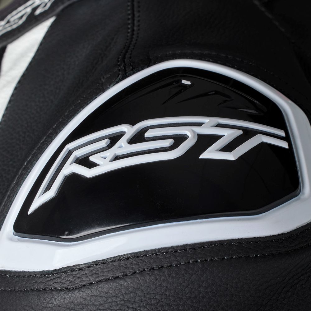 RST Tractech Evo 5 CE Leather Suit Black / White / Black