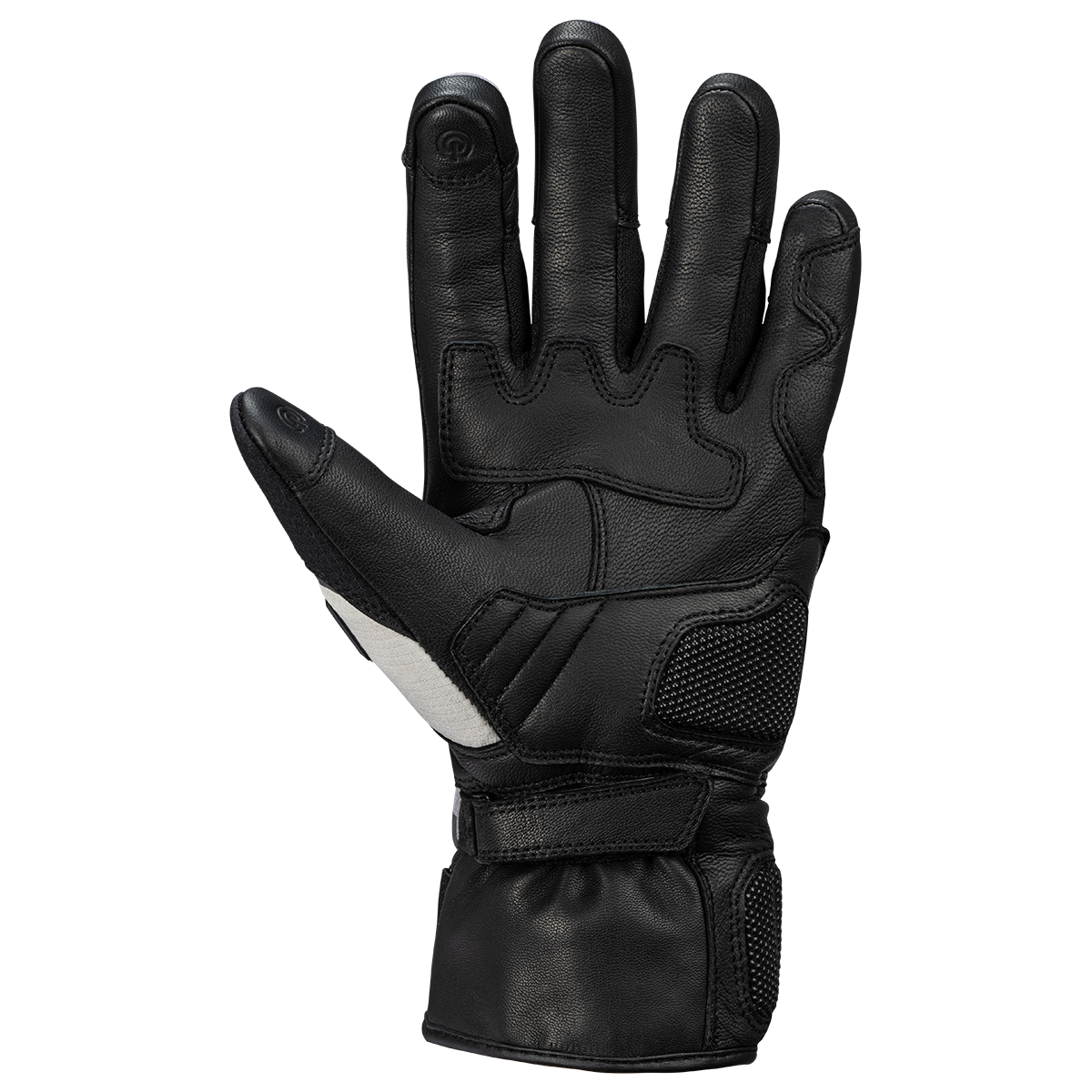 Montevideo-ST short gloves black-light grey