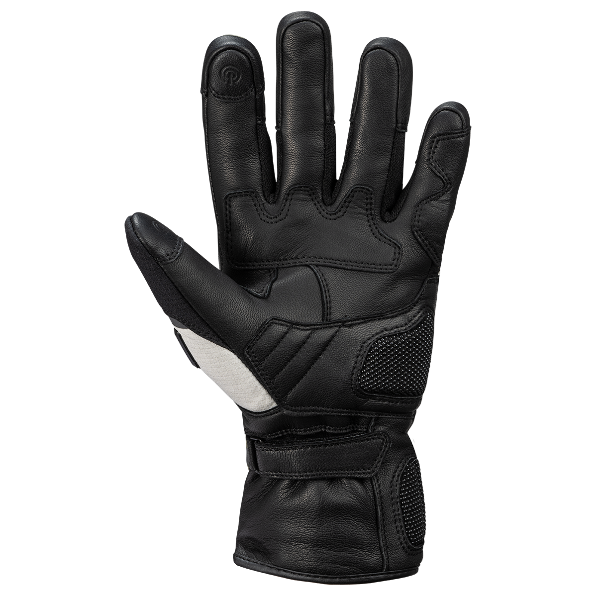Montevideo-ST short gloves black-olive-light grey
