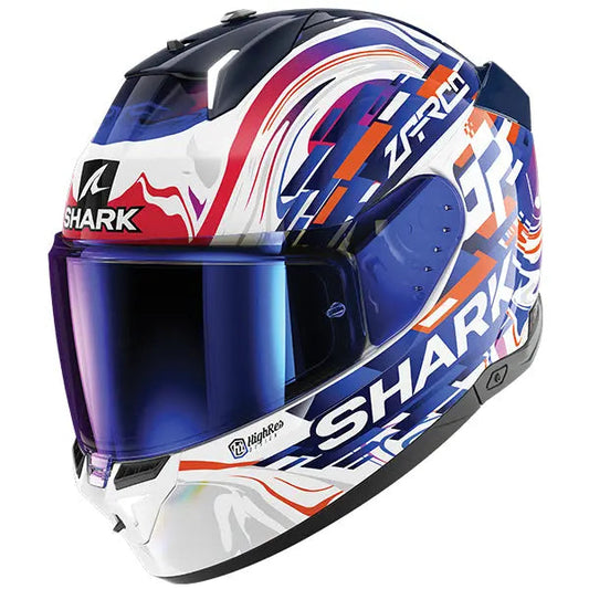 Shark Skwal i3 Zarco GP DE FCE Helmet White / Violet / Blue