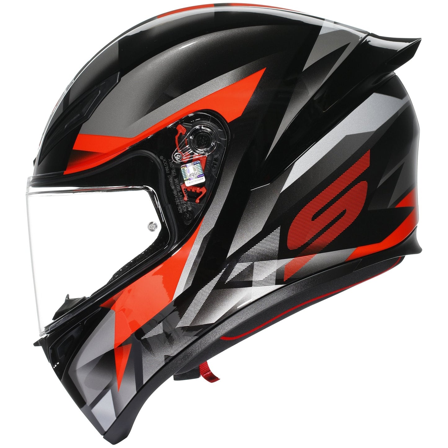 AGV K1-S Fastlap Black / Grey / Red