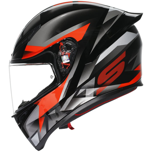 AGV K1-S Fastlap Black / Grey / Red