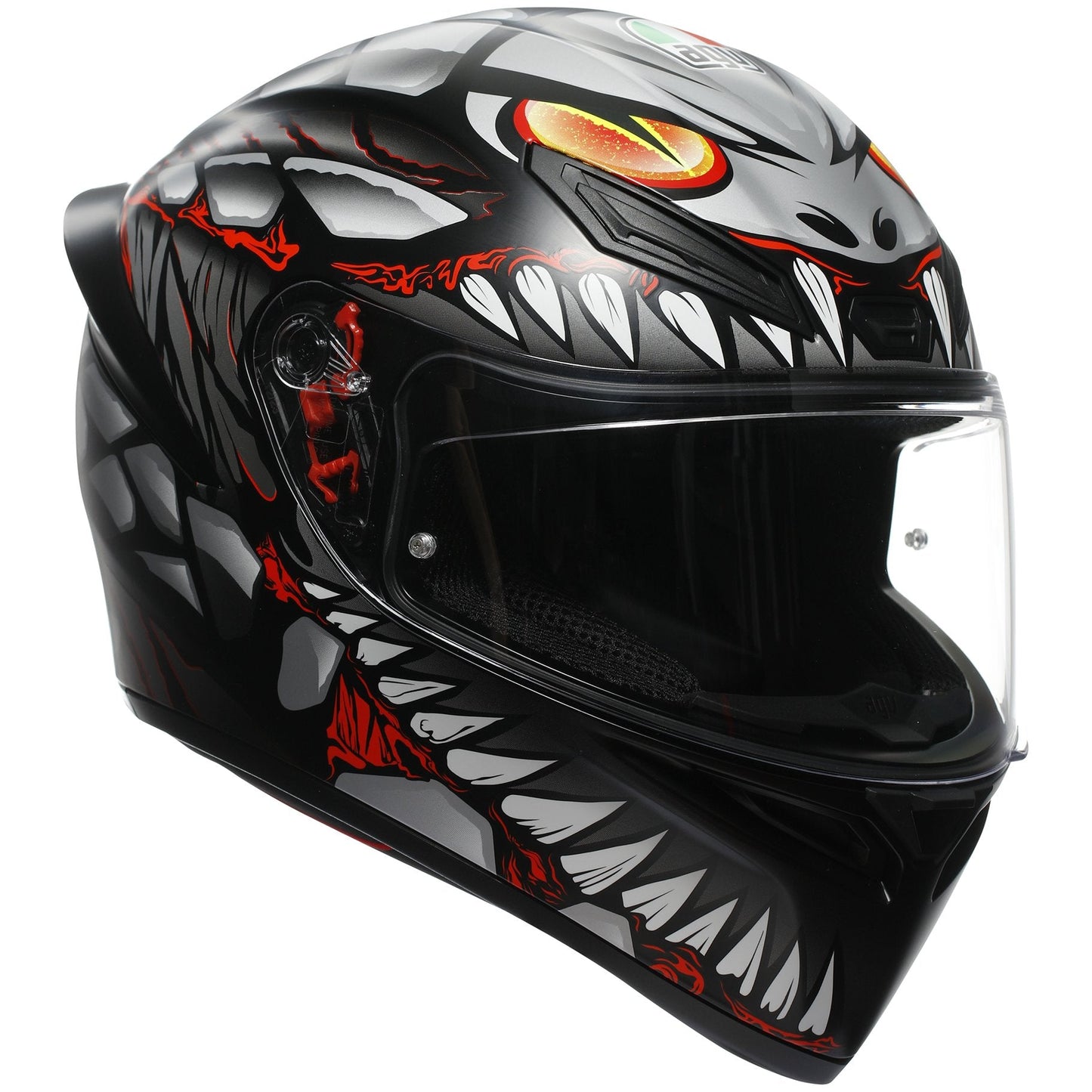 AGV K1-S Lyzard Black / Grey / Red