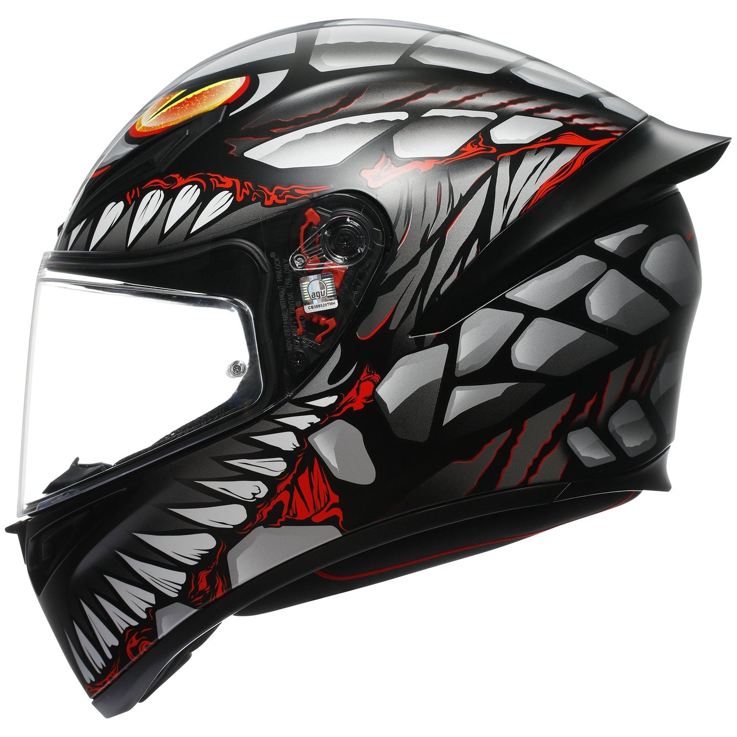 AGV K1-S Lyzard Black / Grey / Red
