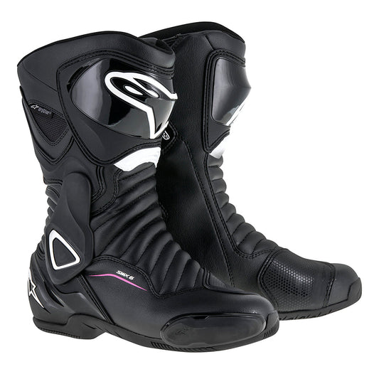 Alpinestars Stella SMX 6 V2 Drystar Ladies Boots Black / White / Fuchsia