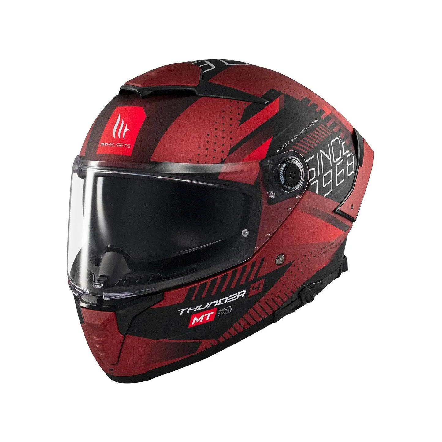 MT Helmets Thunder 4 SV Lumin D5 Matt Red