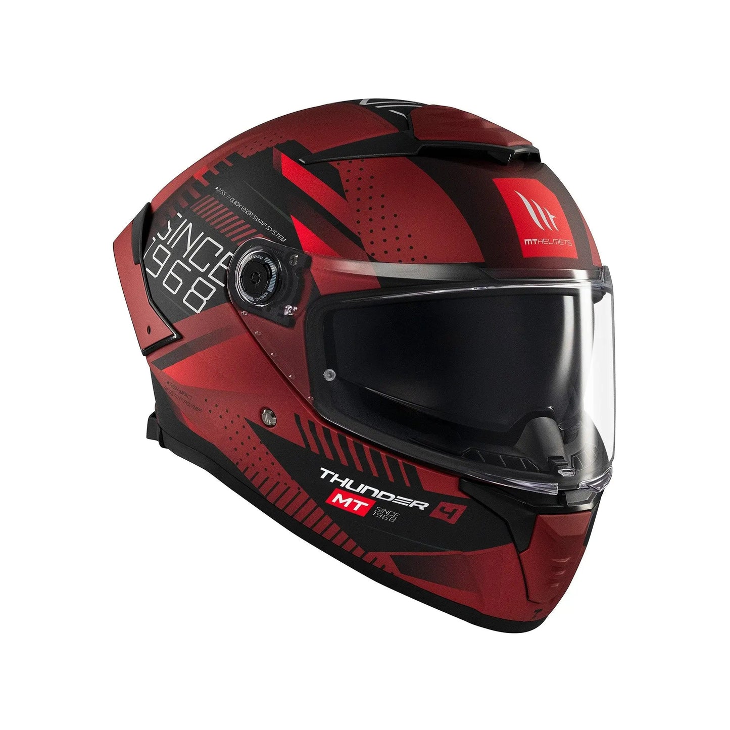 MT Helmets Thunder 4 SV Lumin D5 Matt Red