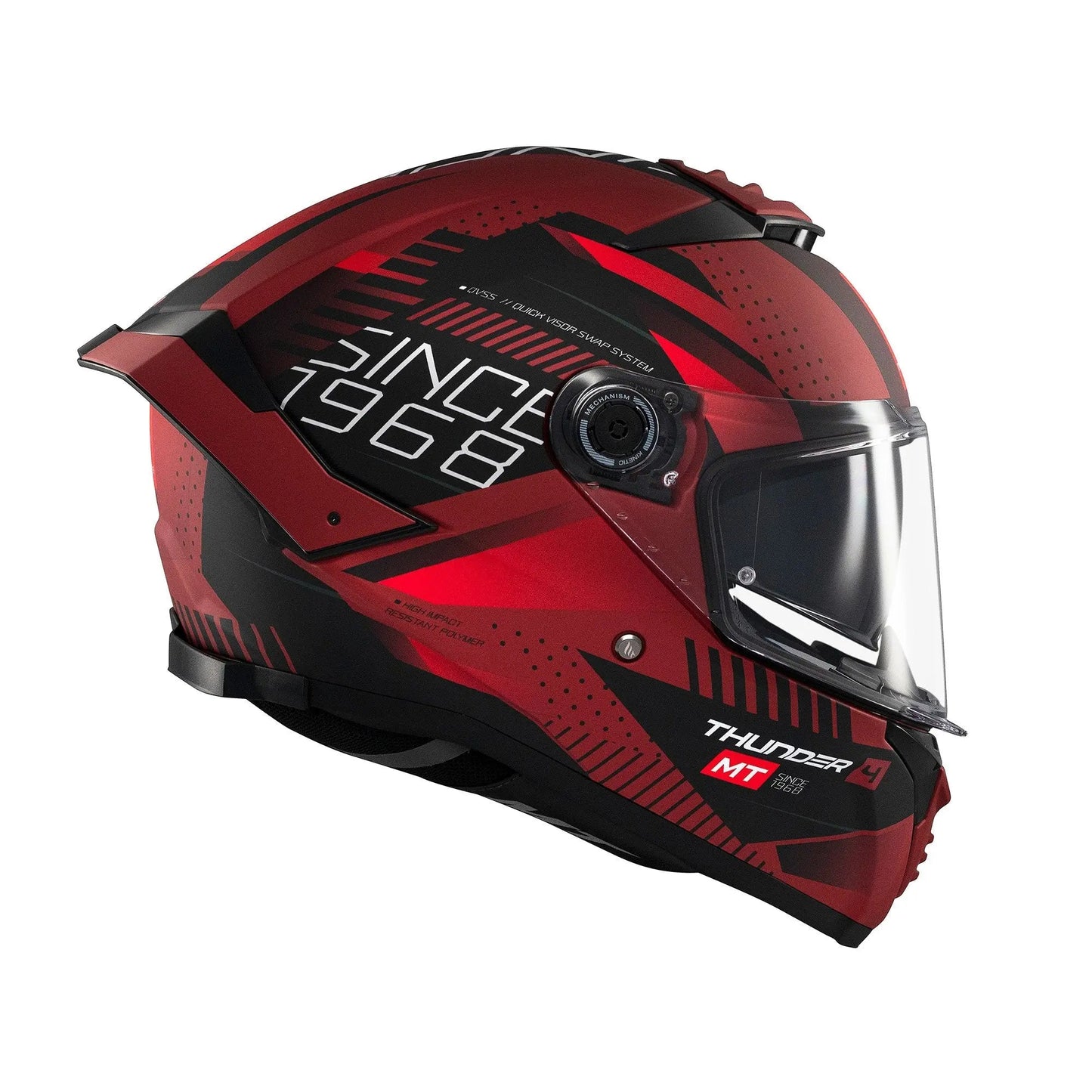 MT Helmets Thunder 4 SV Lumin D5 Matt Red