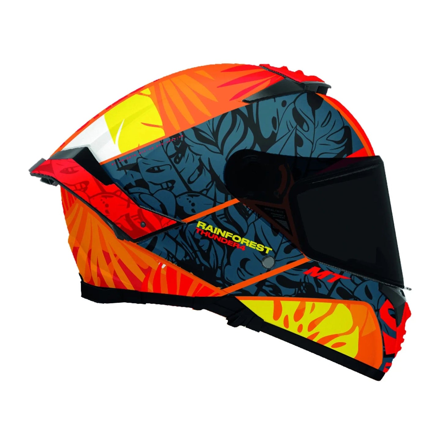 MT Helmets Thunder 4 SV Rainforest C4 Gloss Orange