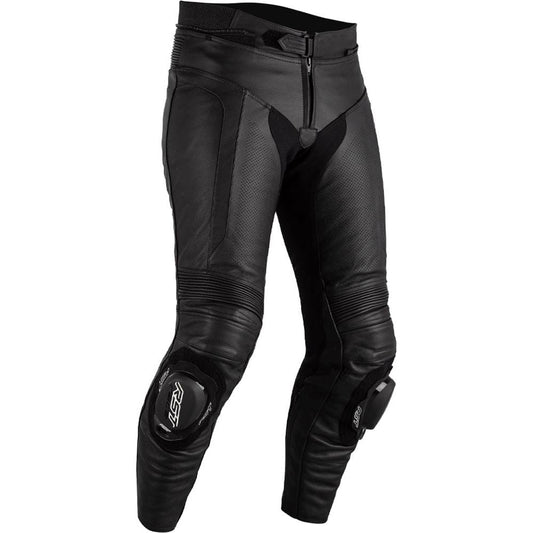 RST Axis Sport CE Leather Trouser Black / Black
