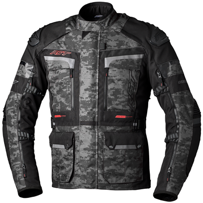 RST Pro Series Adventure-X CE Textile Jacket Grey Camo