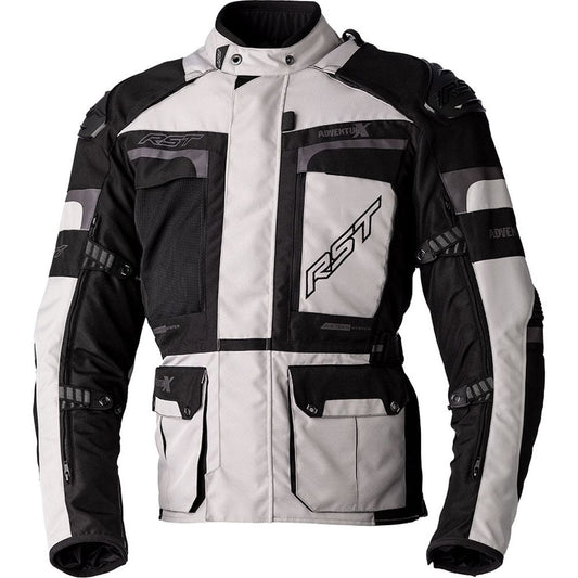 RST Pro Series Adventure-X CE Textile Jacket Silver / Black