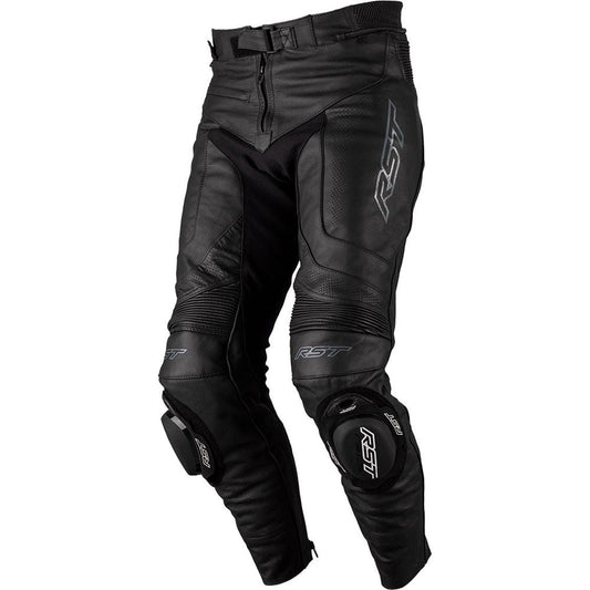 RST S1 CE Ladies Leather Trousers Black / Black