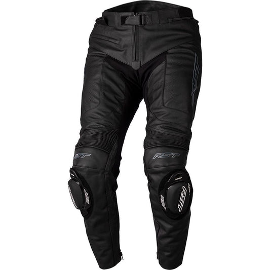 RST S1 CE Leather Trousers Black / Black