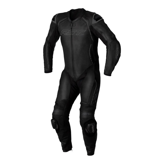 RST S1 CE One Piece Leather Suit Black / Black