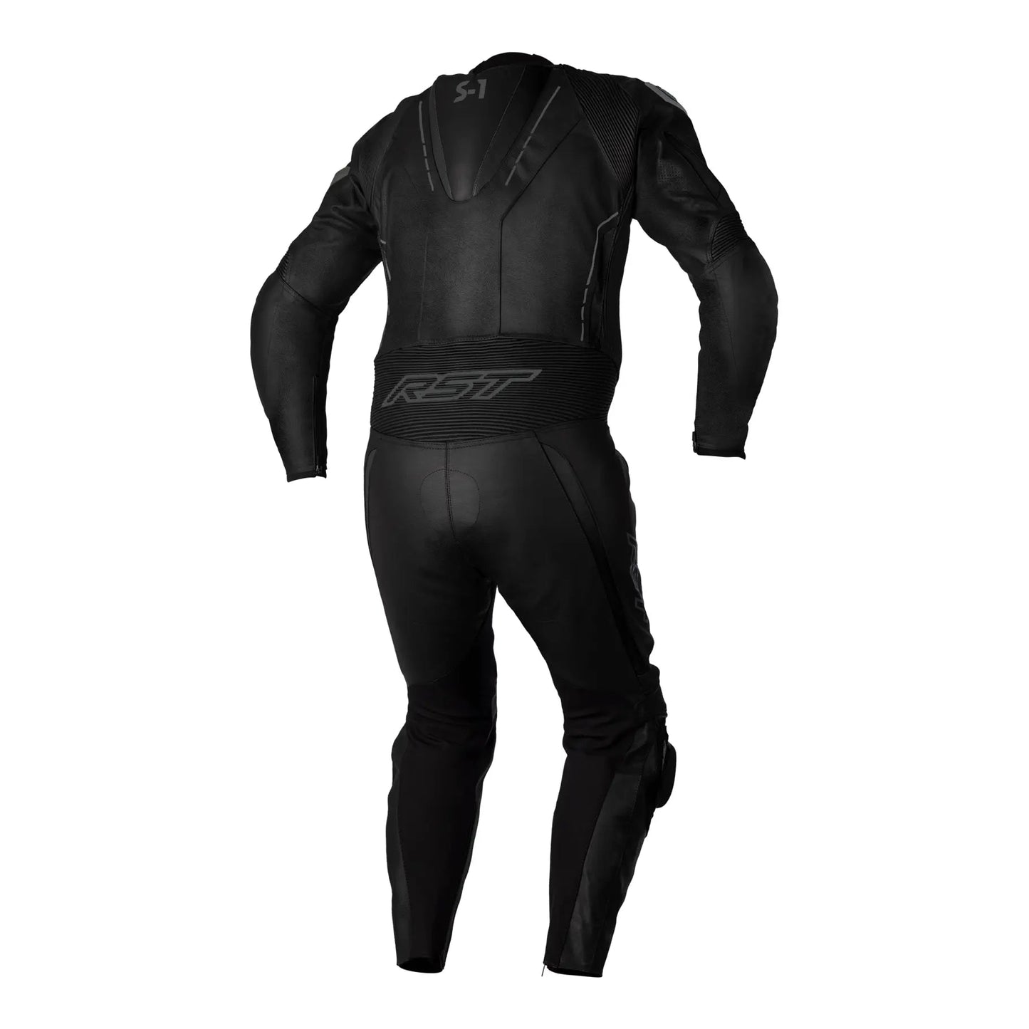 RST S1 CE One Piece Leather Suit Black / Black