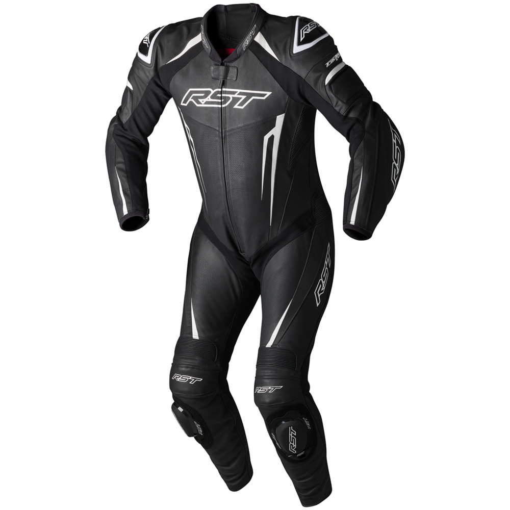 RST Tractech Evo 5 CE Leather Suit Black / White / Black