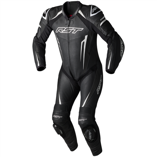 RST Tractech Evo 5 CE Leather Suit Black / White / Black