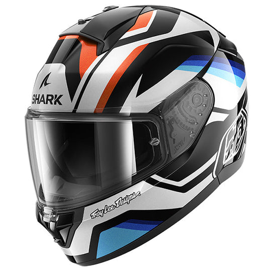 Shark x Troy Lee Designs Ridill 2 Apex Black / White / Blue
