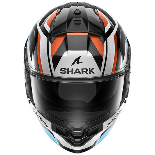 Shark x Troy Lee Designs Ridill 2 Apex Black / White / Blue