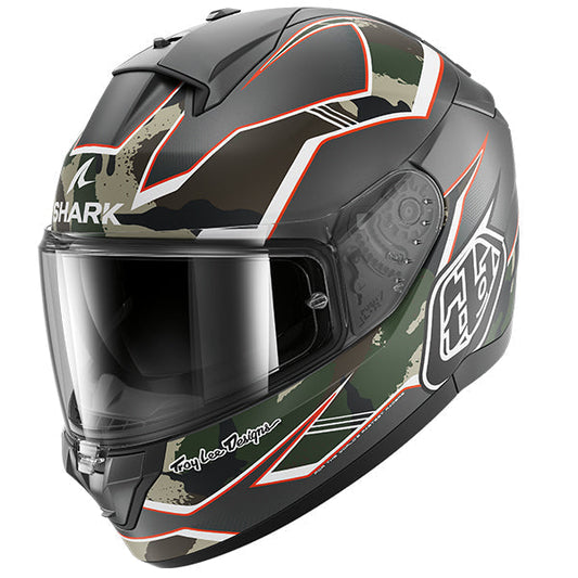 Shark x Troy Lee Designs Ridill 2 Matrix Camo Green / Black / Brown