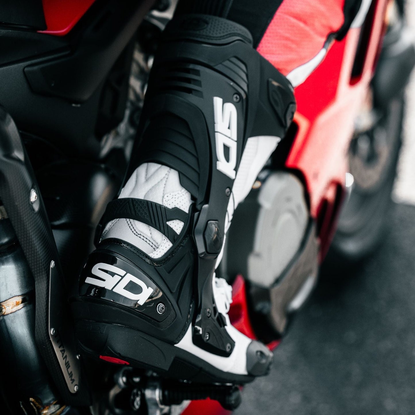 Sidi Rex Air CE Boots White / Black