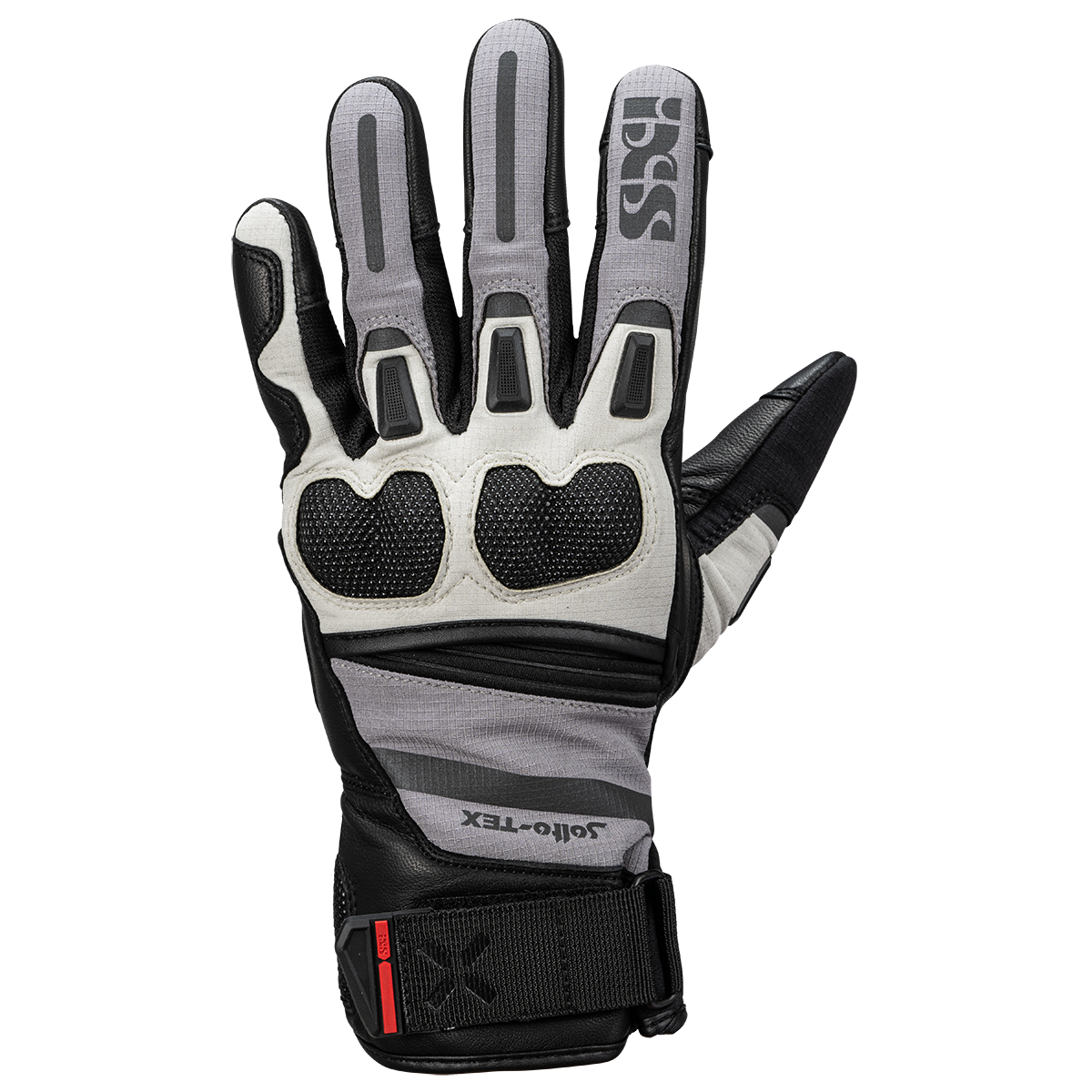 Montevideo-ST short gloves black-light grey