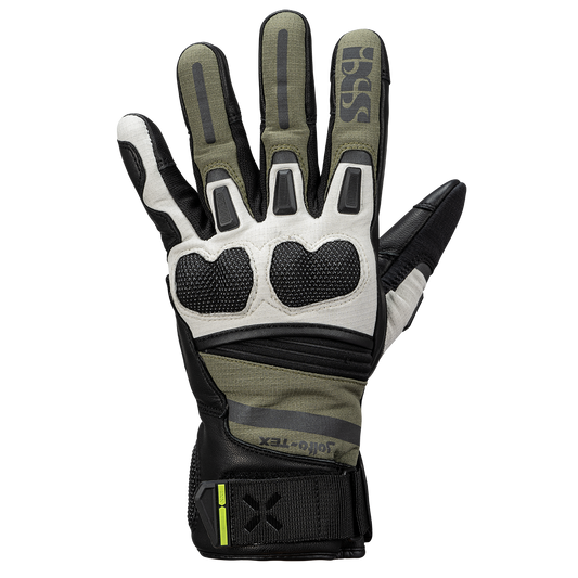 Montevideo-ST short gloves black-olive-light grey