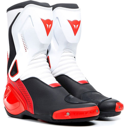 Dainese Nexus 2 Air Leather Boots Black / White / Lava Red
