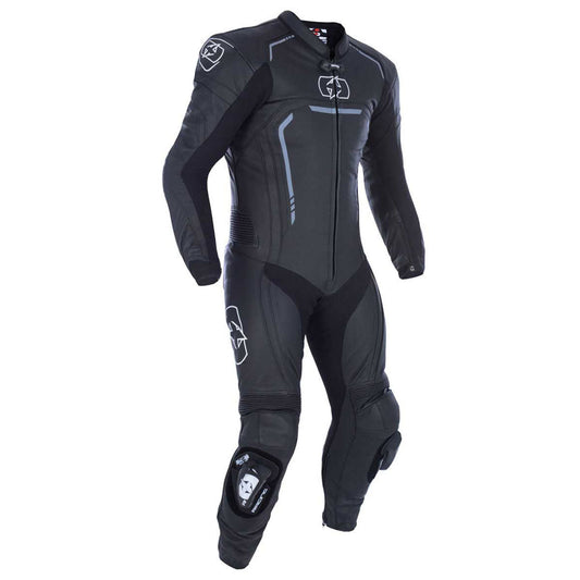 Oxford Stradale One Piece Leather Suit Stealth Black