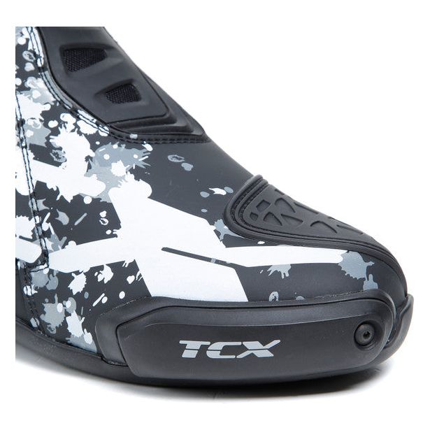 TCX RT Race Boots Black / White / Grey
