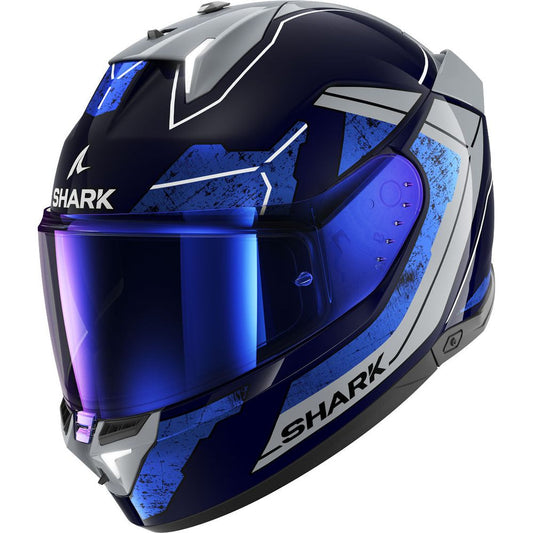 Shark Skwal i3 Rhad Blue / Chrome / Silver