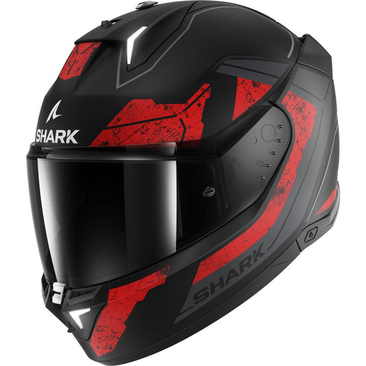 Shark Skwal i3 Rhad Matt Black / Chrome / Red